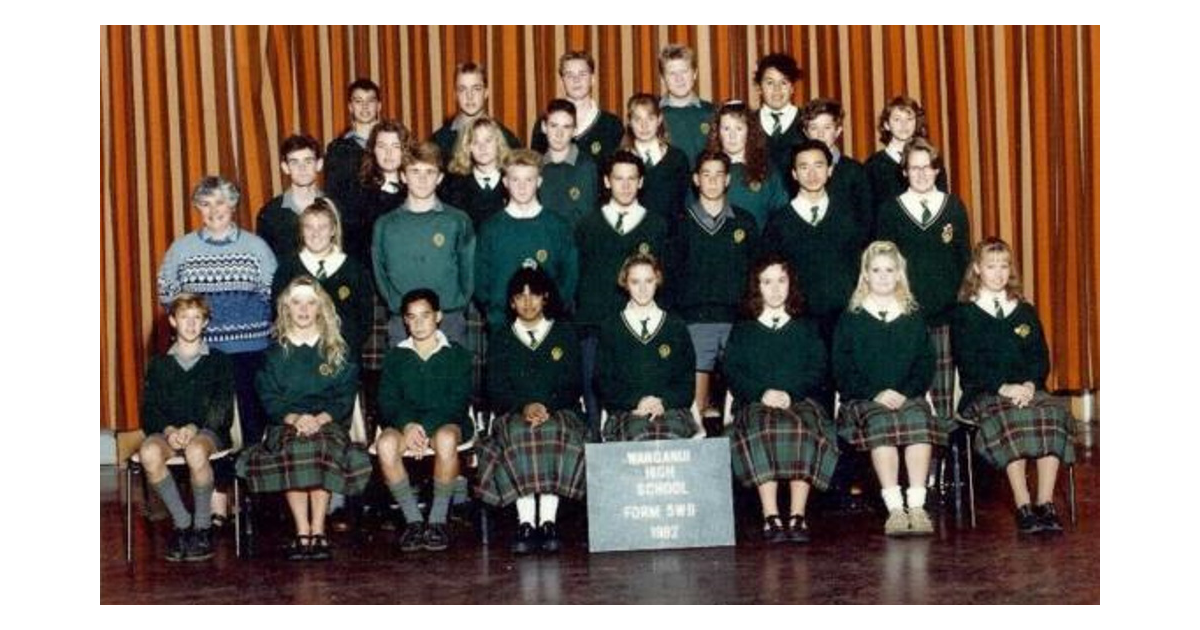 School Photo 1990's / Whanganui High School Whanganui MAD on New