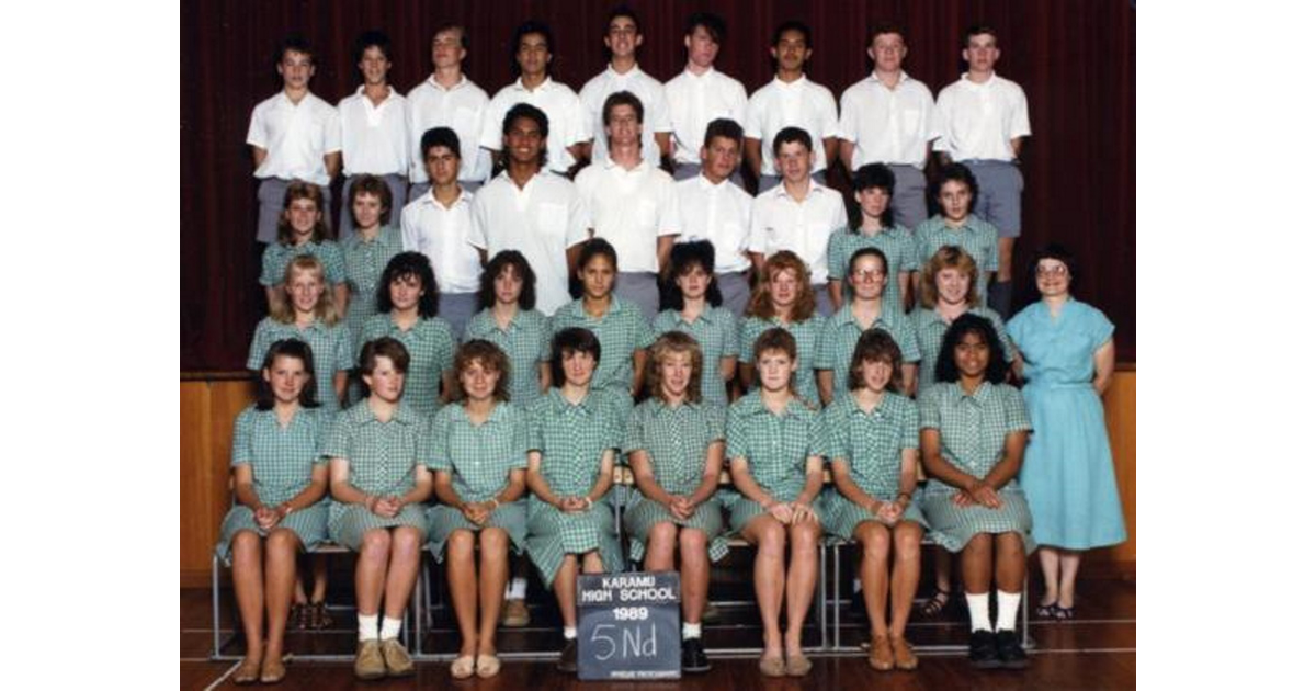 School Photo - 1980's / Karamu High School - Hastings | MAD on New Zealand