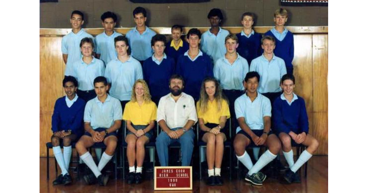 School Photo 1990s James Cook High School Auckland Mad On New