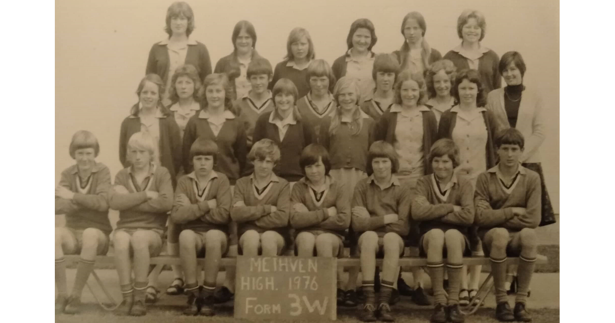 School Photo 1970's / Methven High School Methven MAD on New Zealand