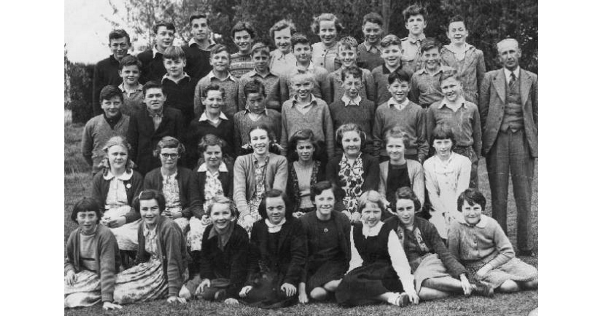 School Photo 1950s East Taieri School Mosgiel Mad On New Zealand