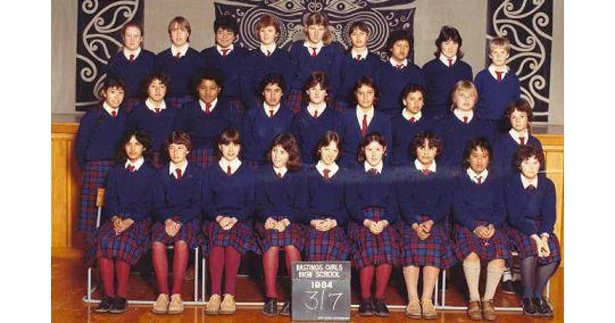 School Photo 1980's / Hastings Girls High School Hastings MAD on