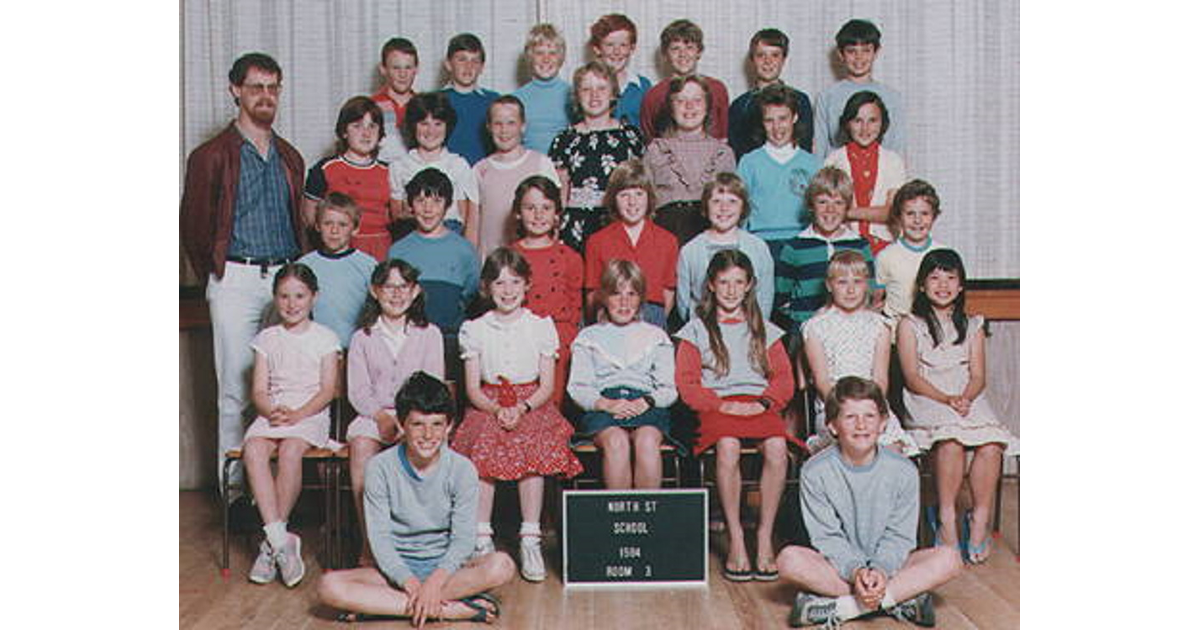 School Photo 1980's / North Street School Feilding MAD on New Zealand