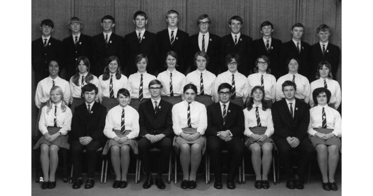 School Photo 1970's / Whanganui High School Whanganui MAD on New Zealand