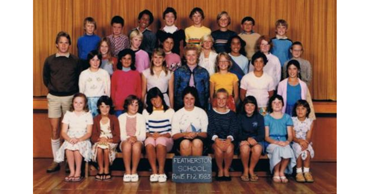 School Photo 1980's / Featherston School Featherston MAD on New