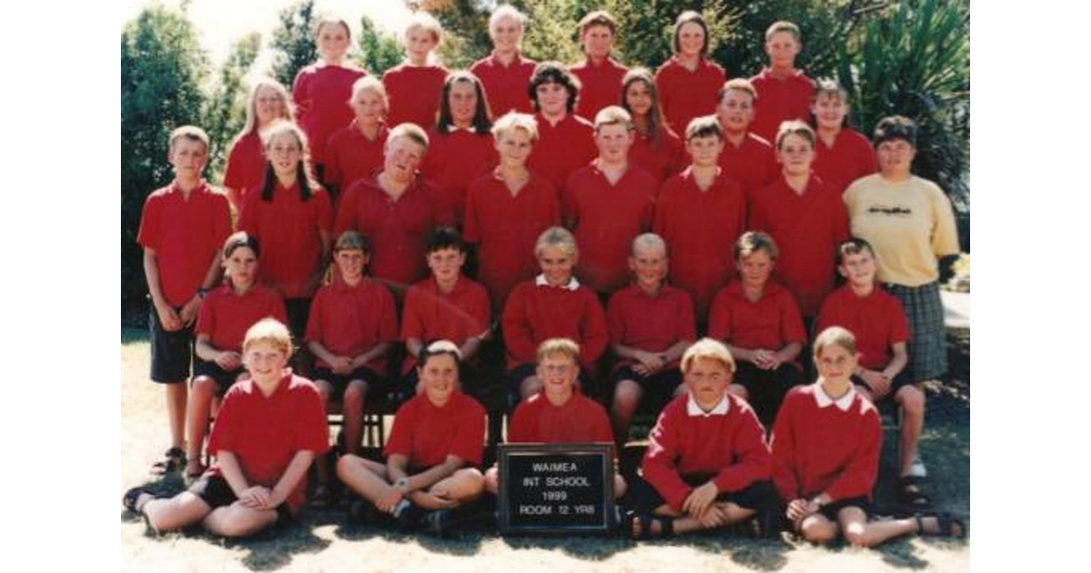 School Photo 1990's / Waimea Intermediate Richmond MAD on New Zealand