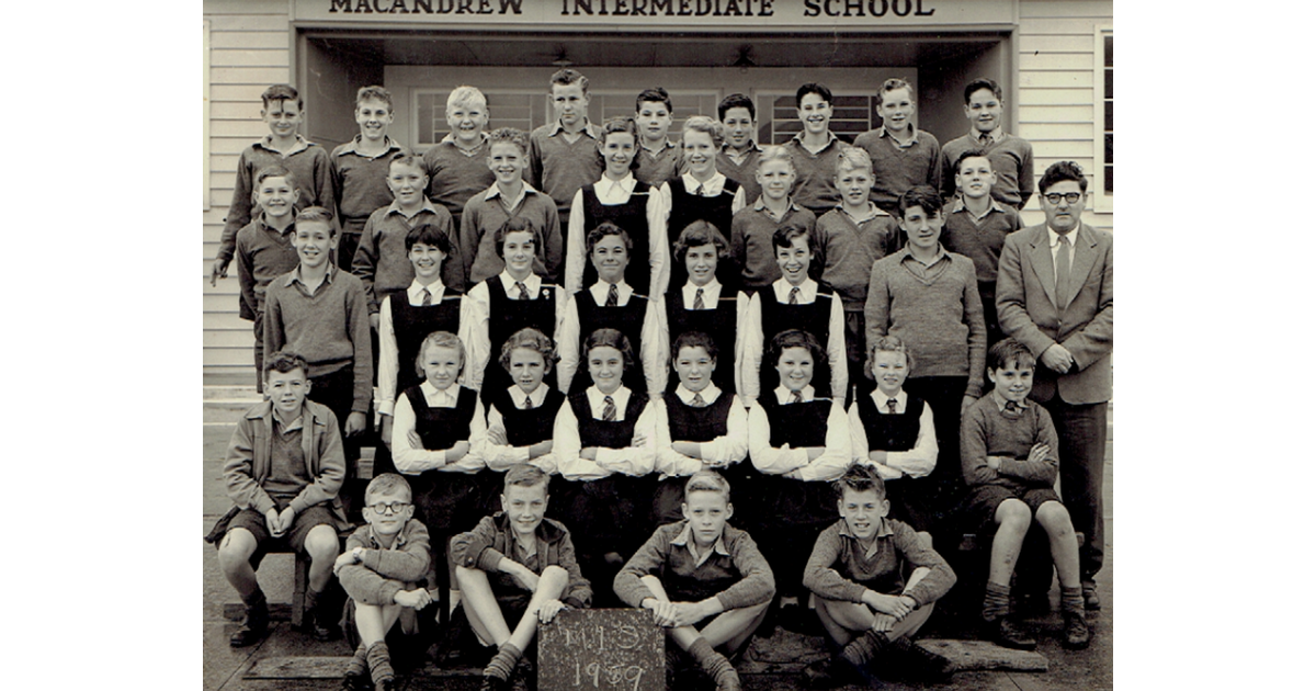 School Photo - 1960's / Macandrew Intermediate School - Dunedin | MAD ...
