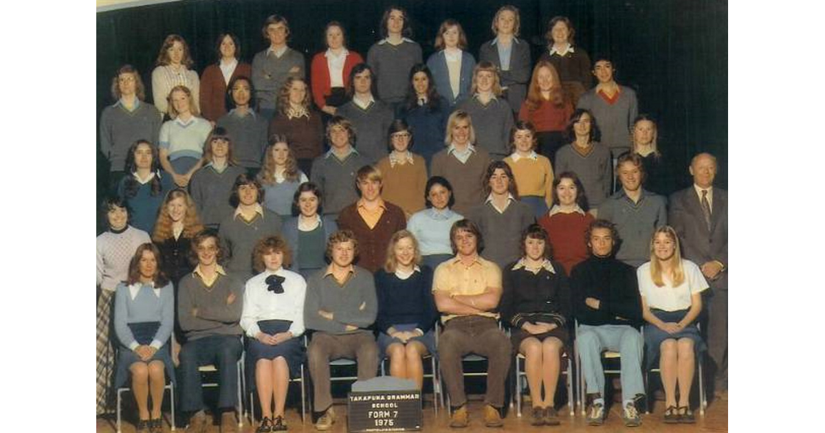 School Photo 1970's / Takapuna Grammar School Auckland MAD on New