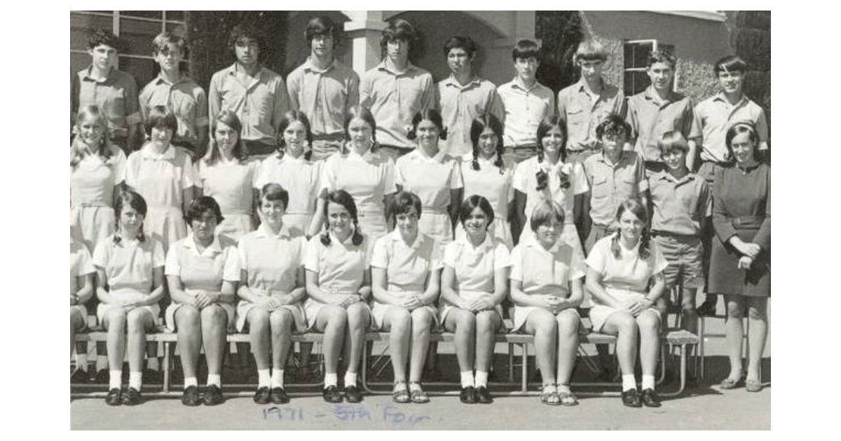 School Photo 1970's / Central Hawkes Bay College Waipukurau MAD
