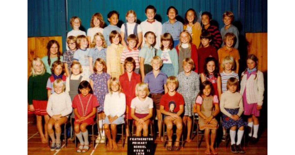 School Photo 1970's / Featherston School Featherston MAD on New