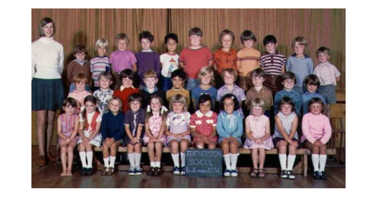 School Photo 1970's / Featherston School Featherston MAD on New