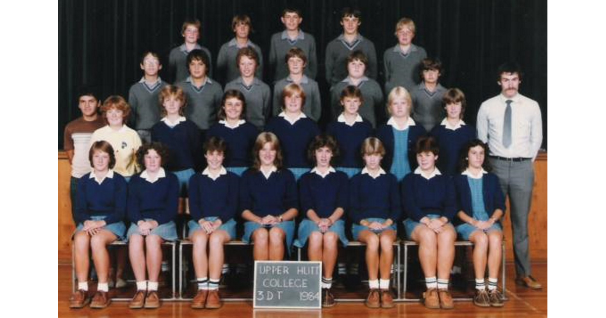 School Photo 1980's / Upper Hutt College Upper Hutt MAD on New