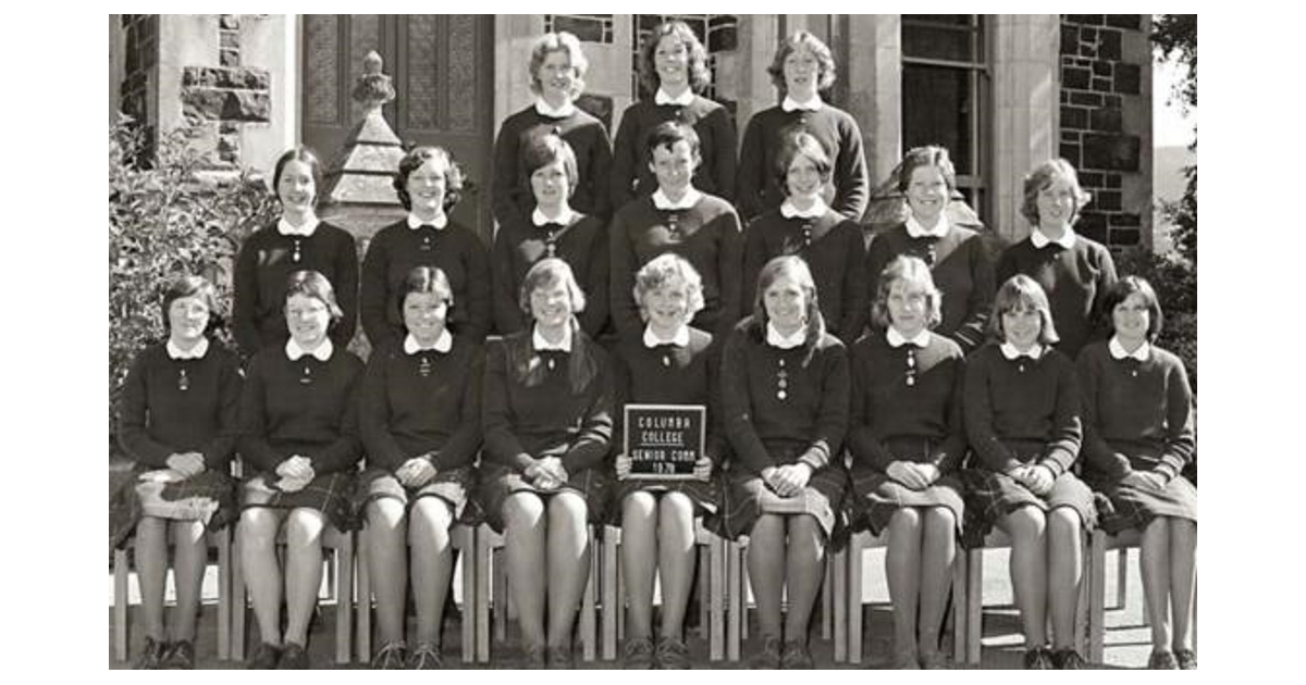 School Photo - 1970's / Columba College - Dunedin | MAD on New Zealand