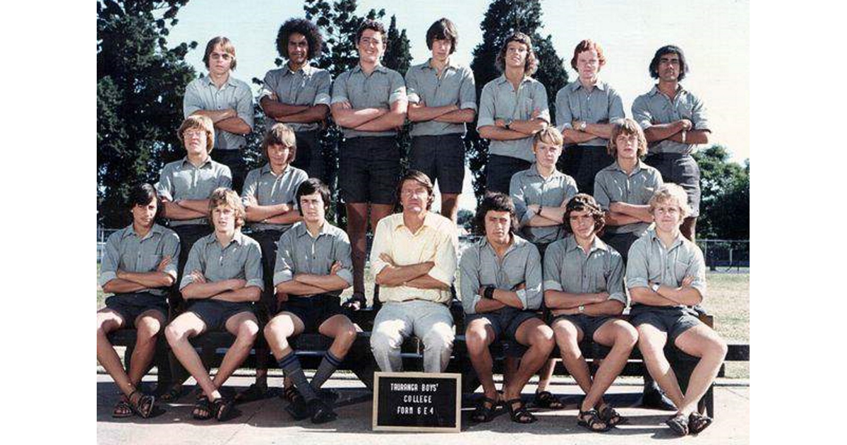 School Photo 1970's / Tauranga Boys College Tauranga MAD on New