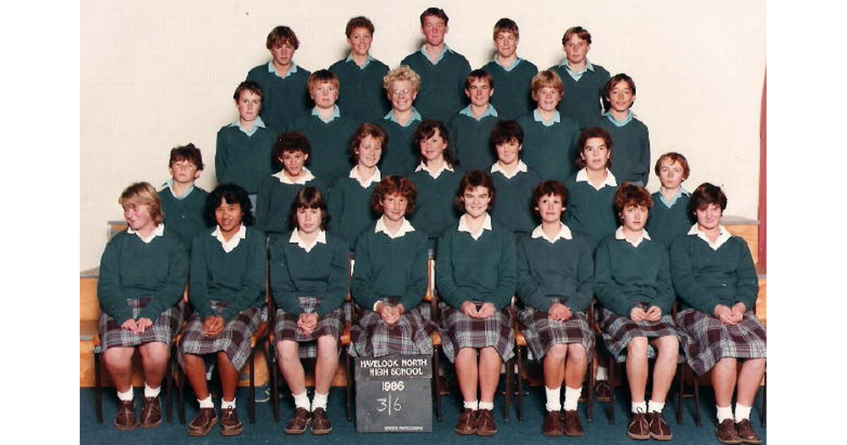 School Photo 1980's / Havelock North High School Havelock North