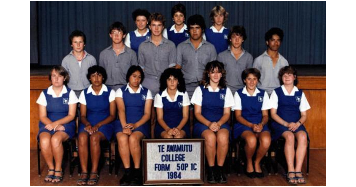 School Photo 1980's / Te Awamutu College Te Awamutu MAD on New Zealand