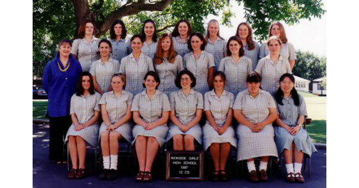 School Photo 1990s Avonside Girls High School Christchurch Mad On New Zealand 