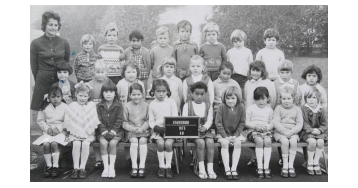 School Photo 1970's / Kawakawa Primary School Northland MAD on