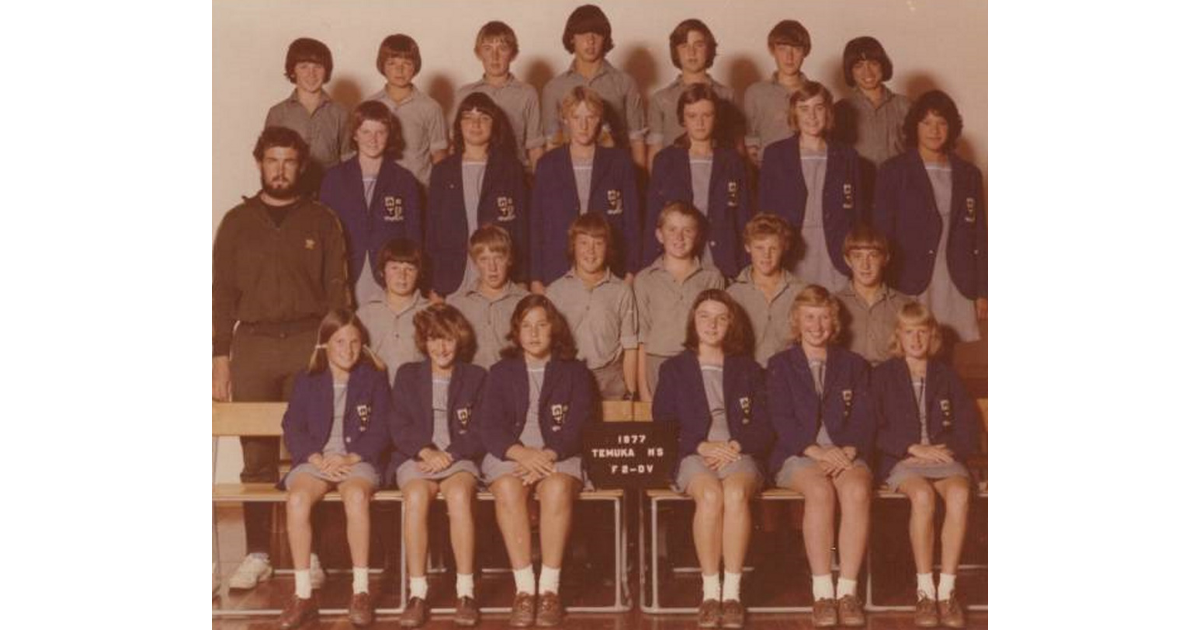 School Photo 1970 S Temuka High School Temuka Mad On New Zealand