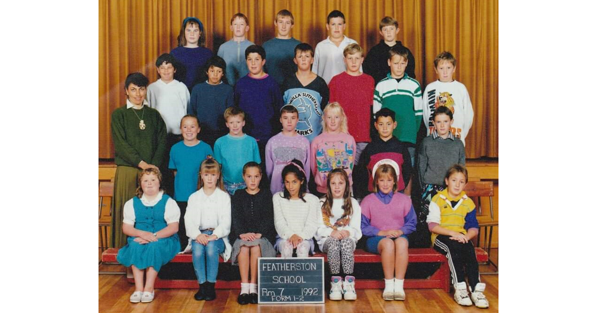School Photo 1990's / Featherston School Featherston MAD on New