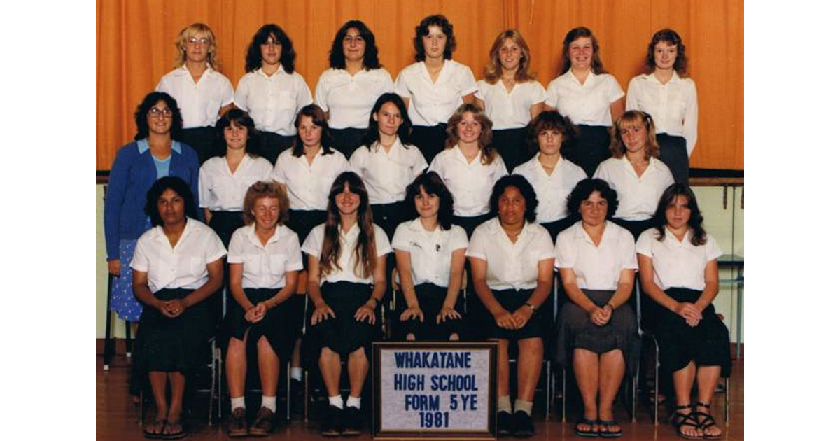 School Photo 1980's / Whakatane High School Whakatane MAD on New