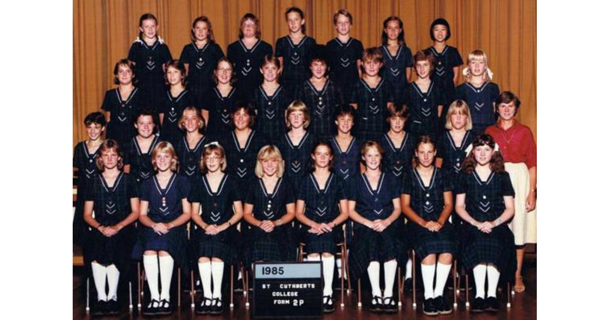 School Photo 1980's / St Cuthbert's College Auckland MAD on New