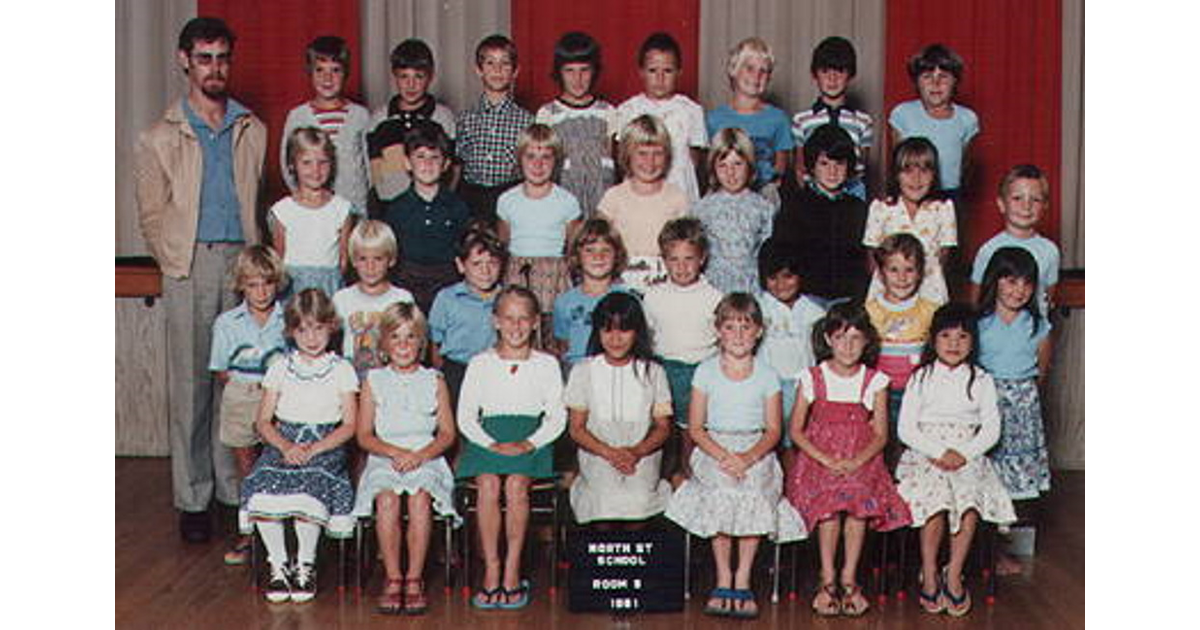 School Photo 1980's / North Street School Feilding MAD on New Zealand