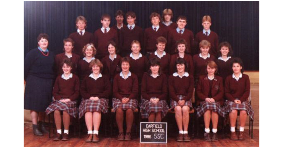 School Photo 1980's / Darfield High School Darfield MAD on New