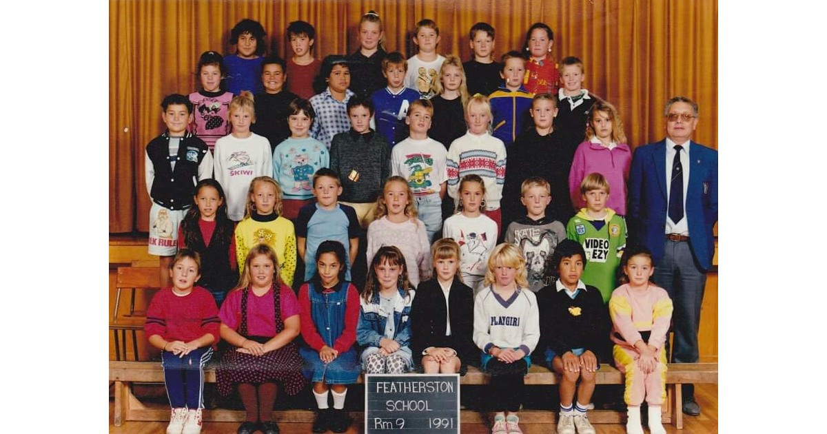 School Photo 1990's / Featherston School Featherston MAD on New