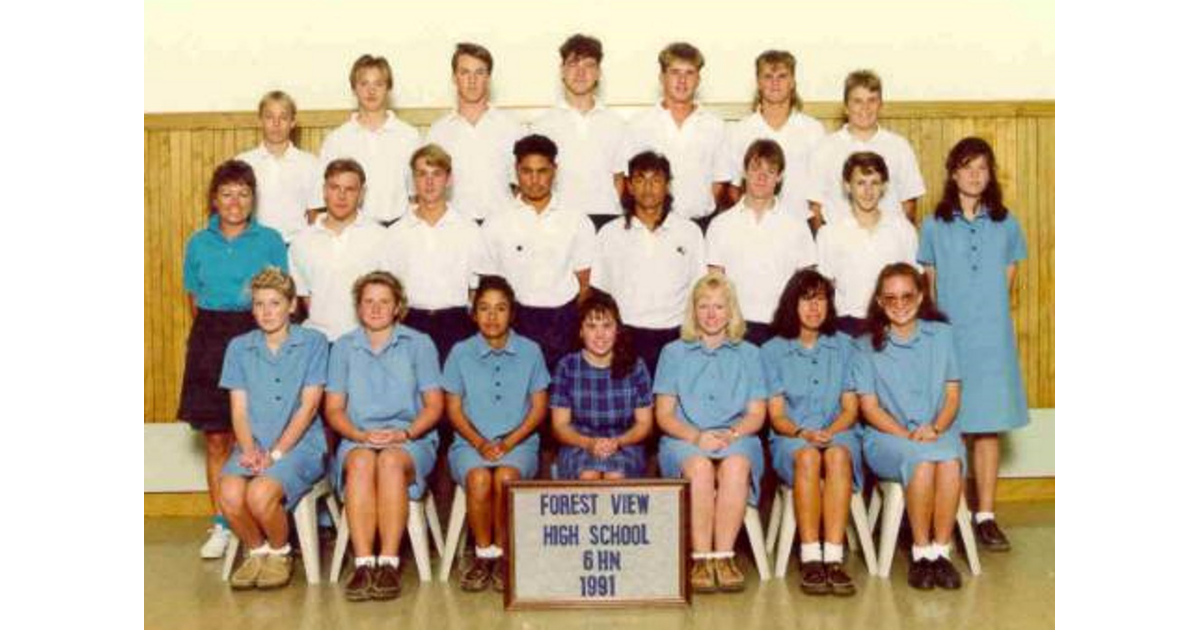 School Photo 1990s Forest View High School Tokoroa Mad On New