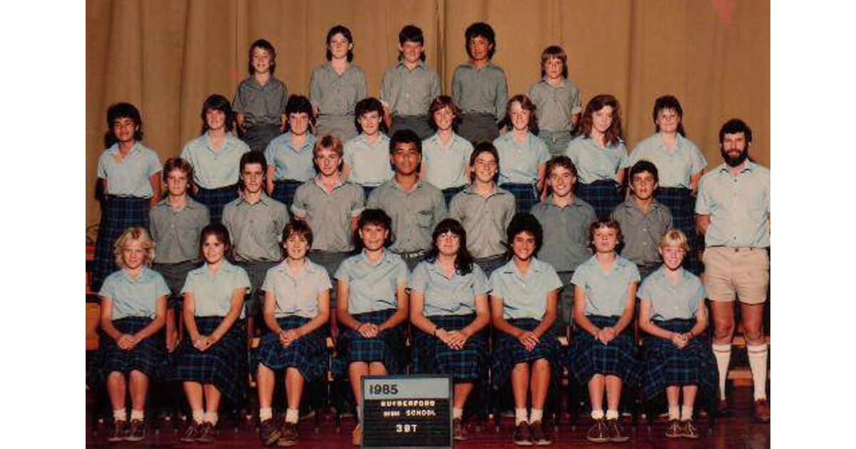 School Photo - 1980's / Rutherford College - Auckland | MAD on New Zealand