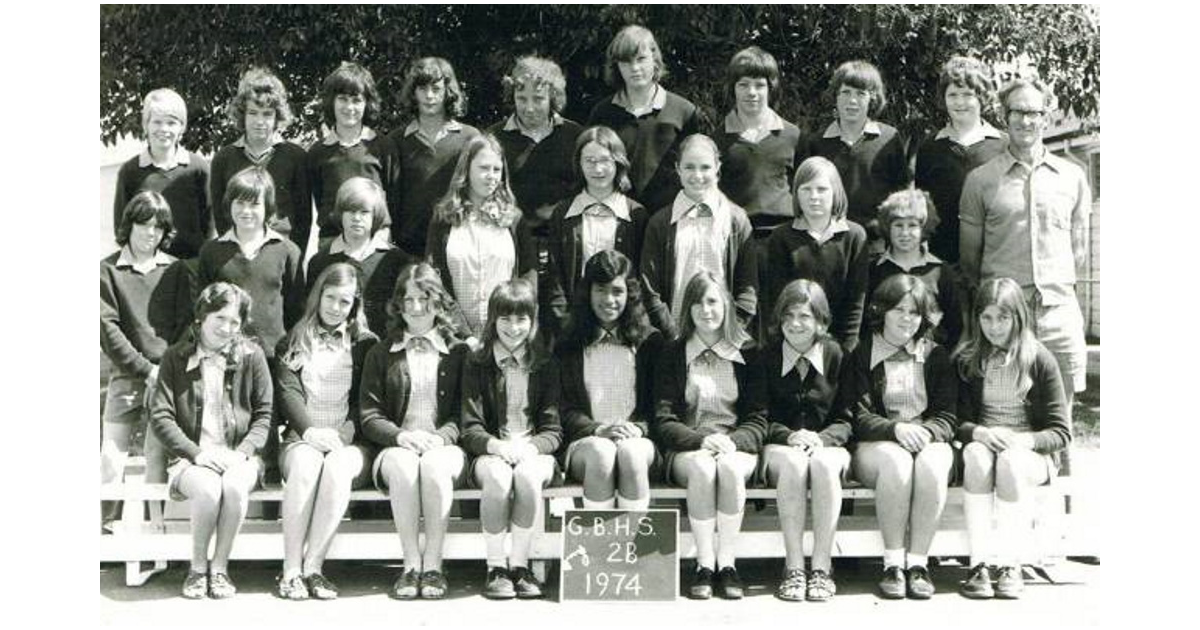 School Photo 1970's / Golden Bay High School Tākaka MAD on New