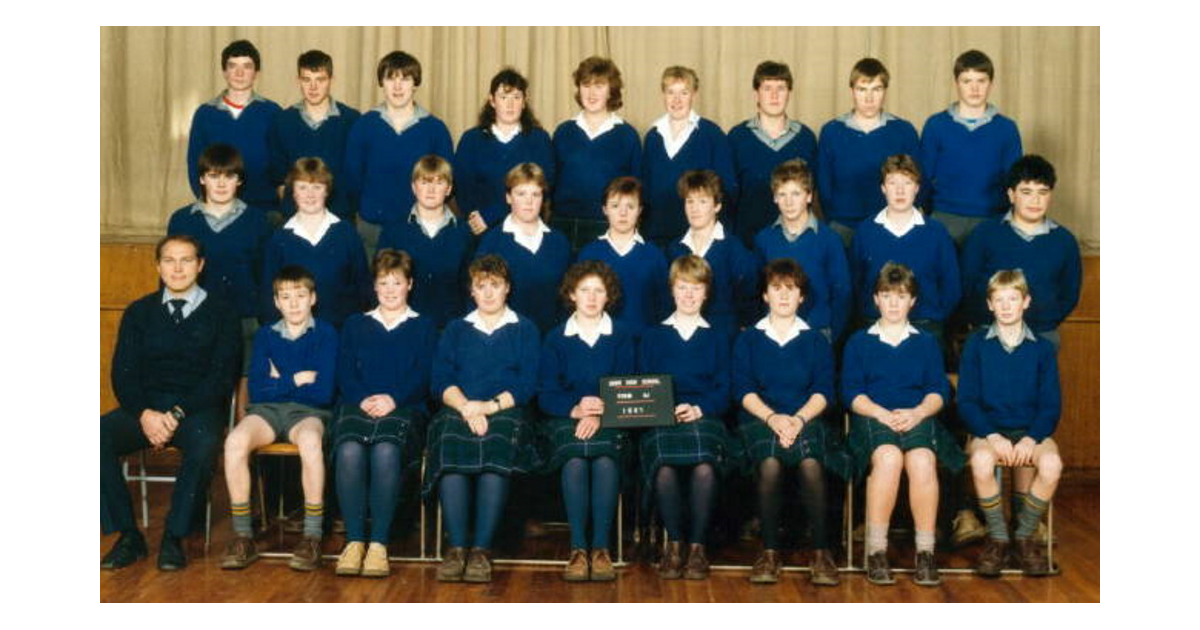 School Photo 1980's / Gore High School Gore MAD on New Zealand