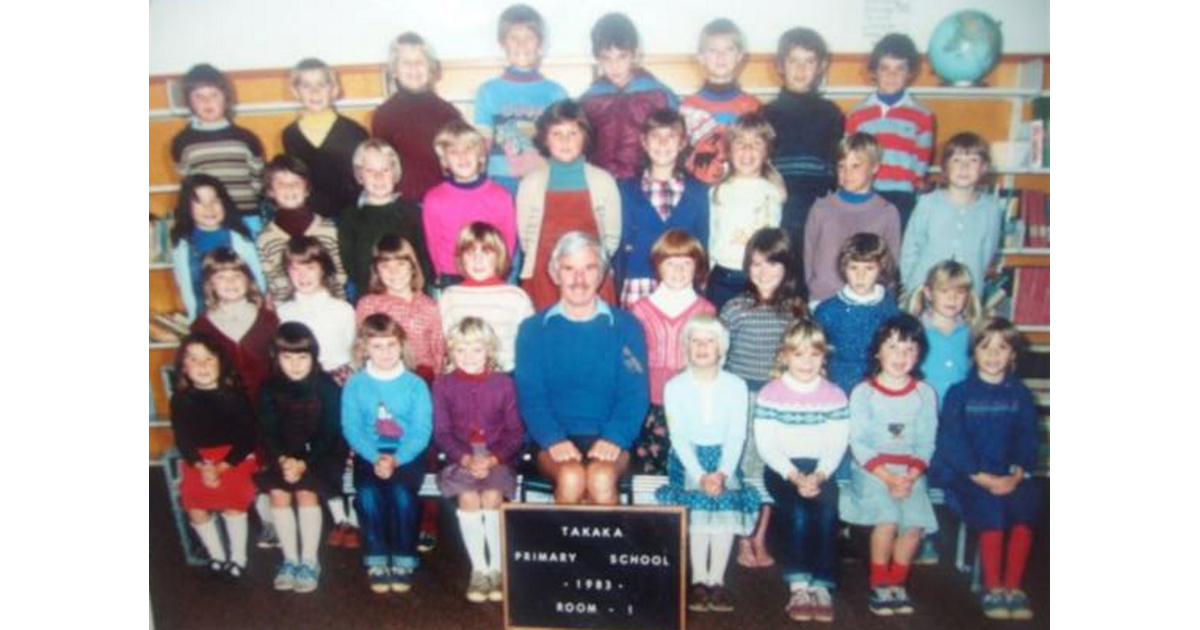 School Photo 1980's / Takaka Primary School Takaka MAD on New Zealand