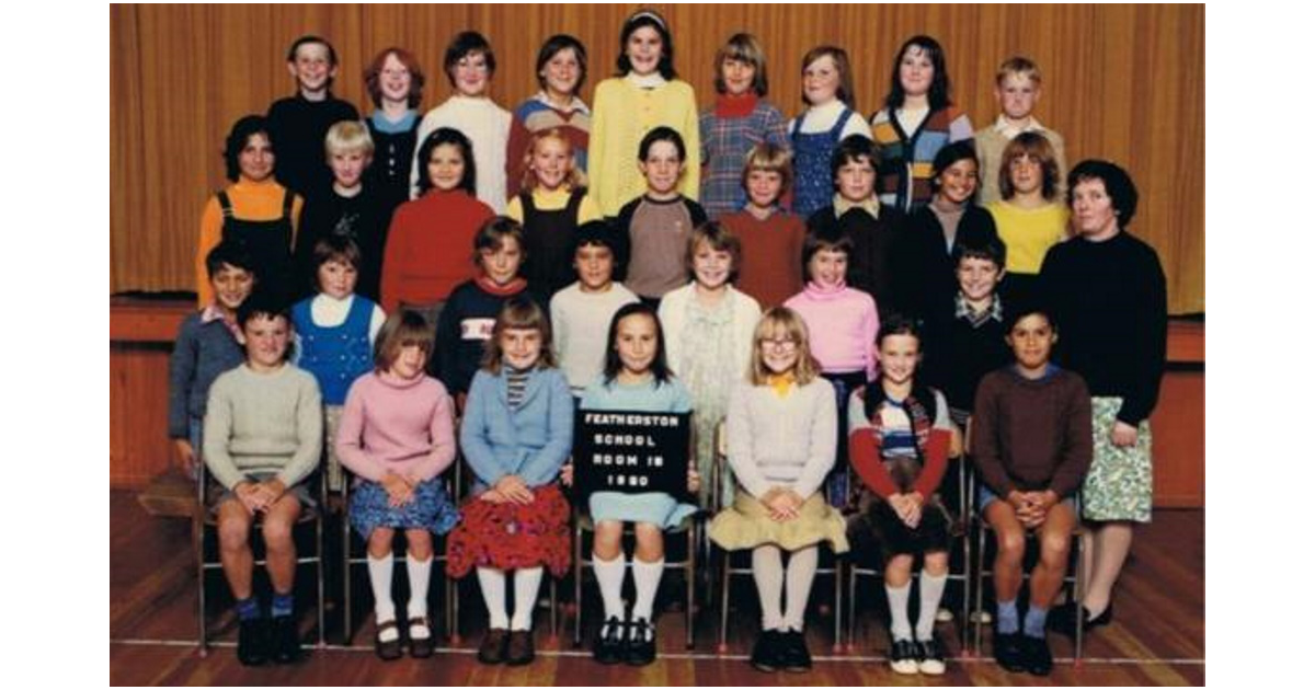 School Photo 1980's / Featherston School Featherston MAD on New