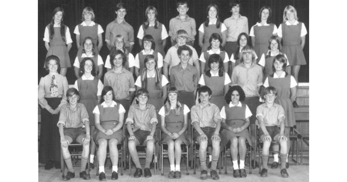 School Photo 1970's / Greymouth High School Greymouth MAD on New