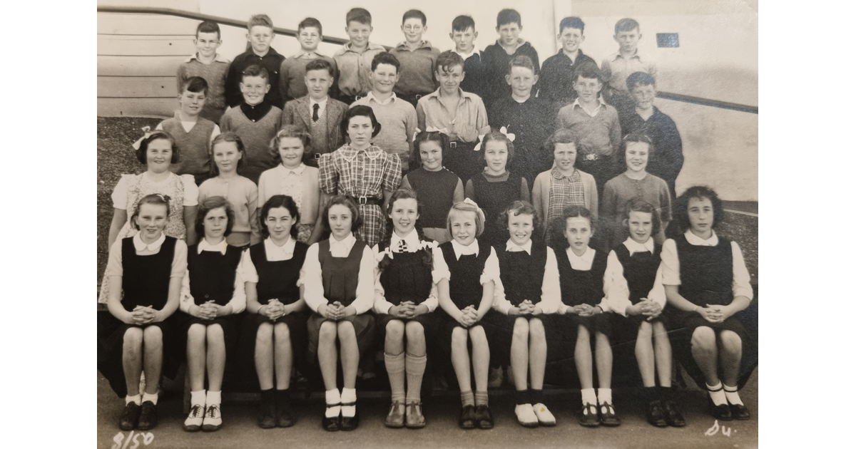 School Photo 1940s Lyall Bay School Wellington Mad On New Zealand