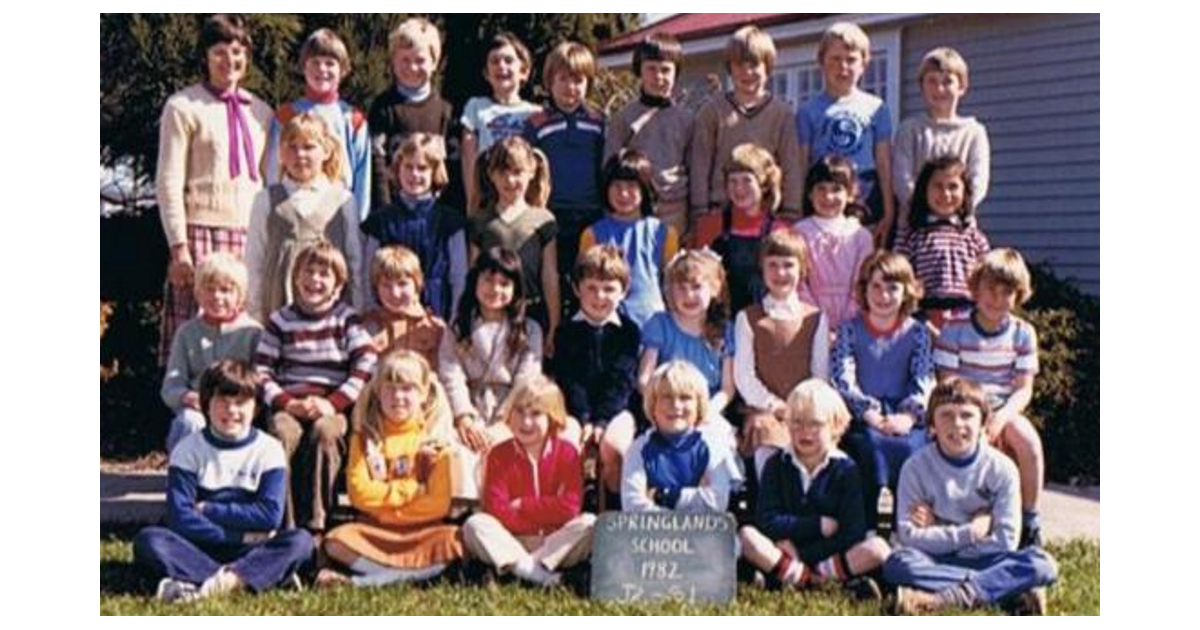 School Photo - 1980's / Springlands School - Blenheim | MAD on New Zealand