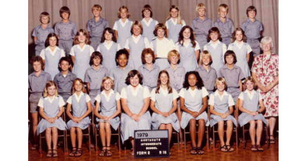 School Photo 1970's / Northcote Intermediate School Auckland MAD on New Zealand