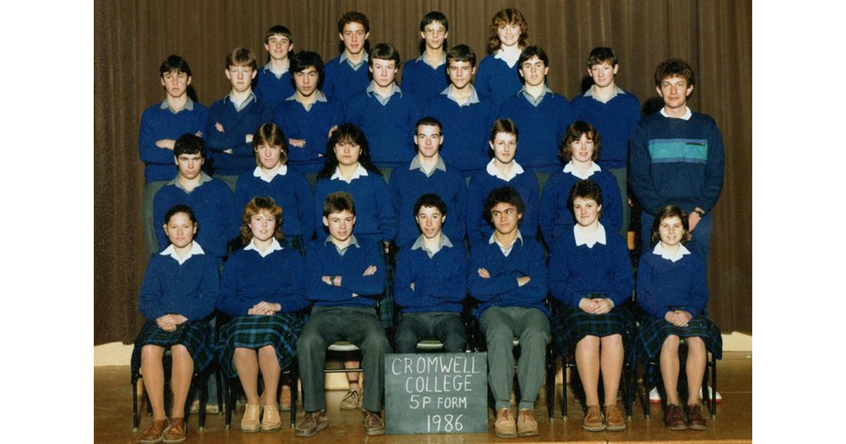 School Photo 1980 s Cromwell College Cromwell MAD On New Zealand