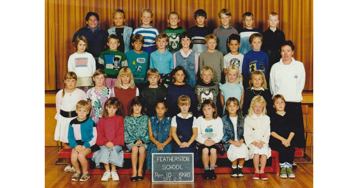 School Photo 1990's / Featherston School Featherston MAD on New