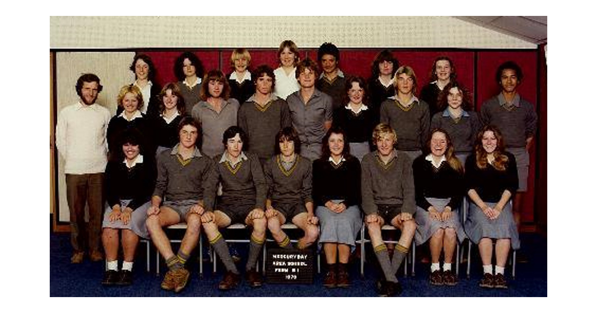 School Photo 1970's / Mercury Bay Area School Whitianga MAD on New Zealand