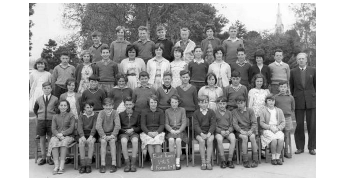 School Photo 1960's / East Taieri School Mosgiel MAD on New Zealand