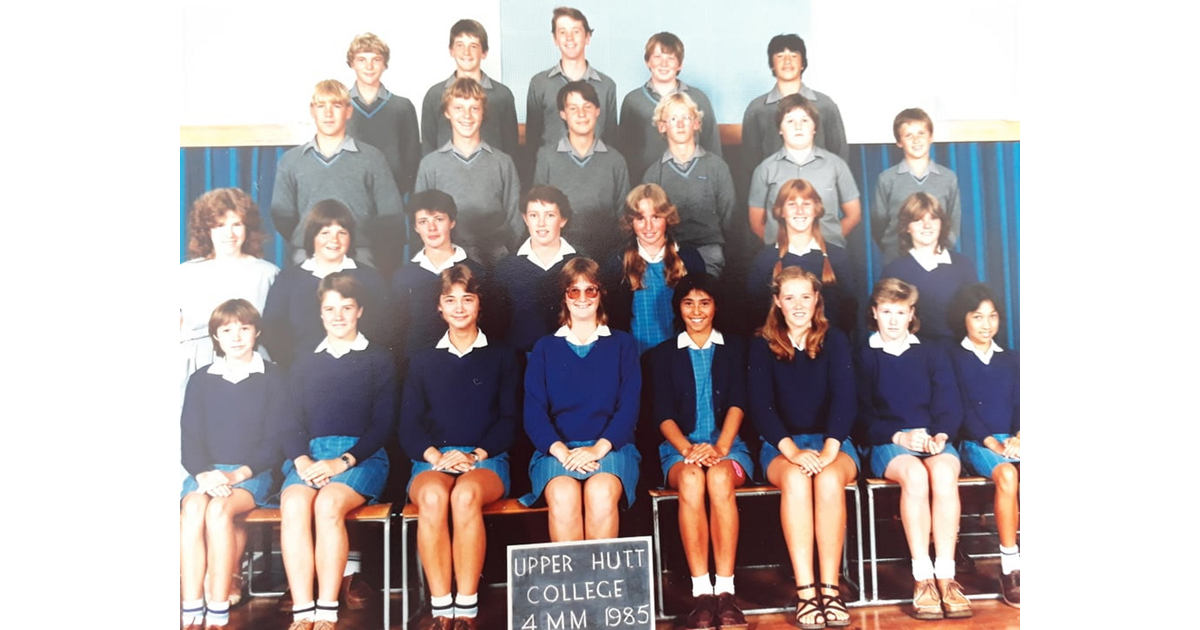 School Photo 1980's / Upper Hutt College Upper Hutt MAD on New