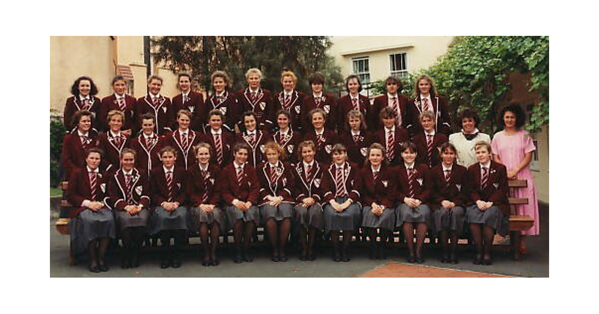 School Photo 1980's / Woodford House Havelock North MAD on New Zealand