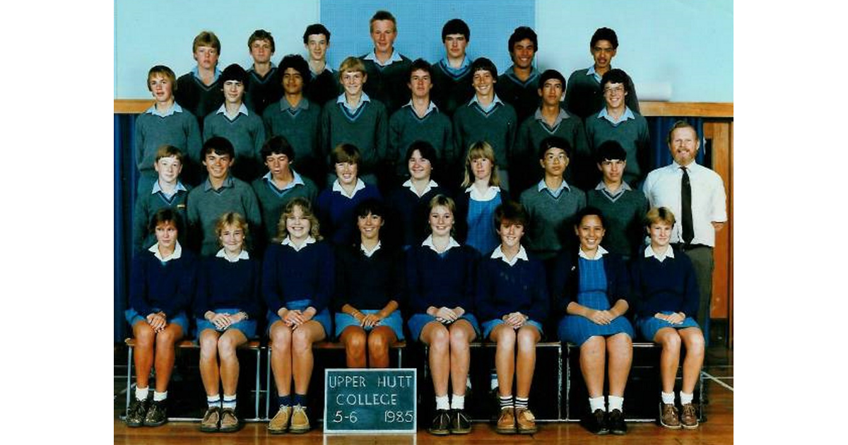 School Photo 1980's / Upper Hutt College Upper Hutt MAD on New