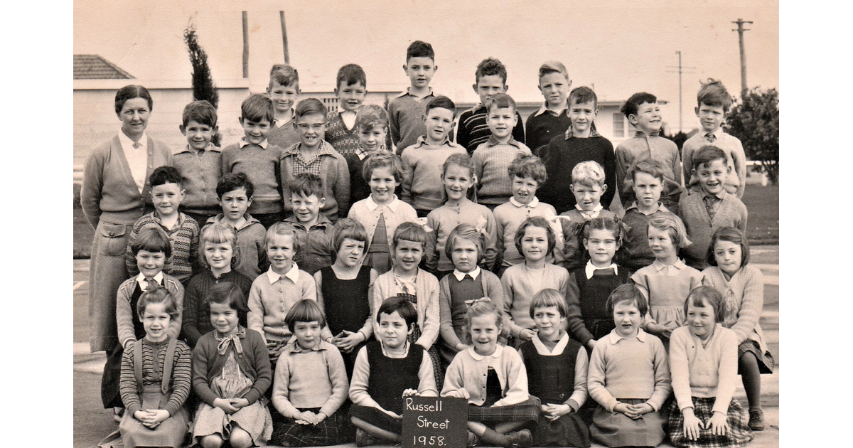 School Photo - 1950's   Russell Street School - Russell Street School 