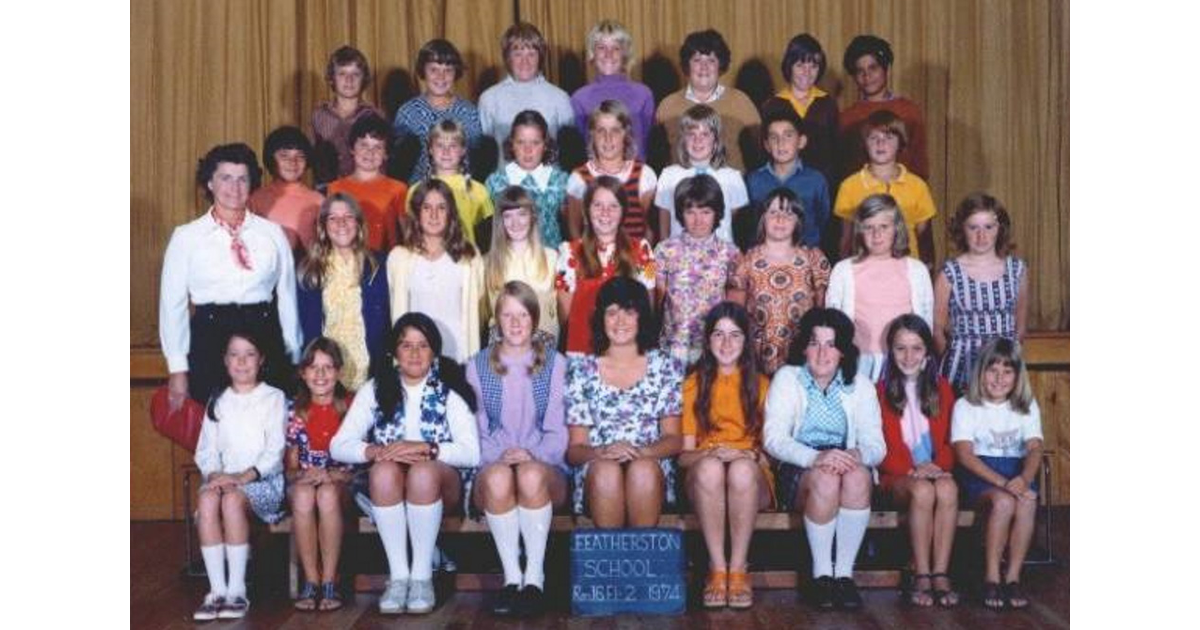 School Photo 1970's / Featherston School Featherston MAD on New