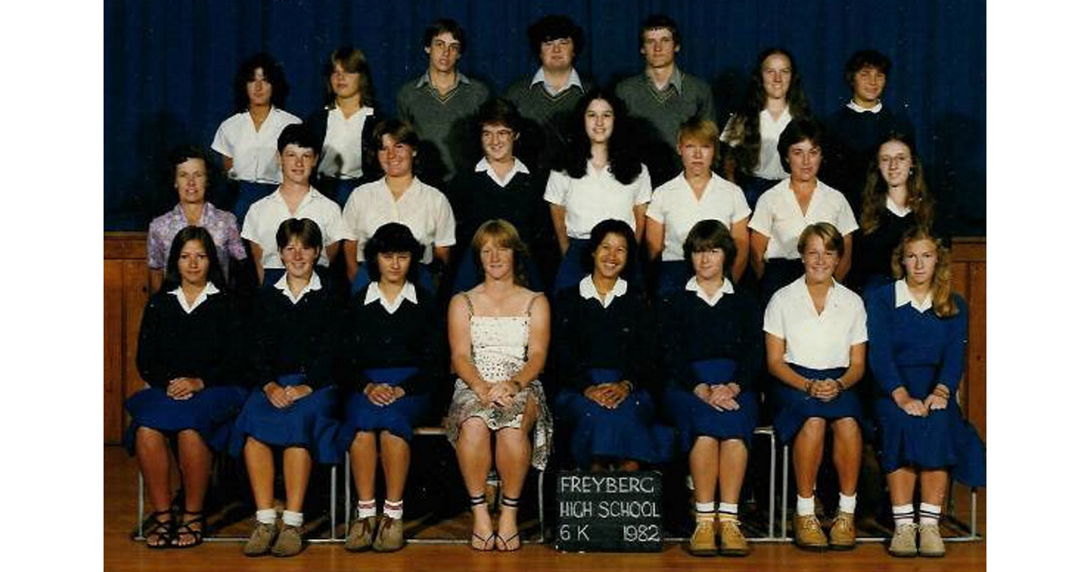 School Photo - 1980's   Freyberg High School - Palmerston North 