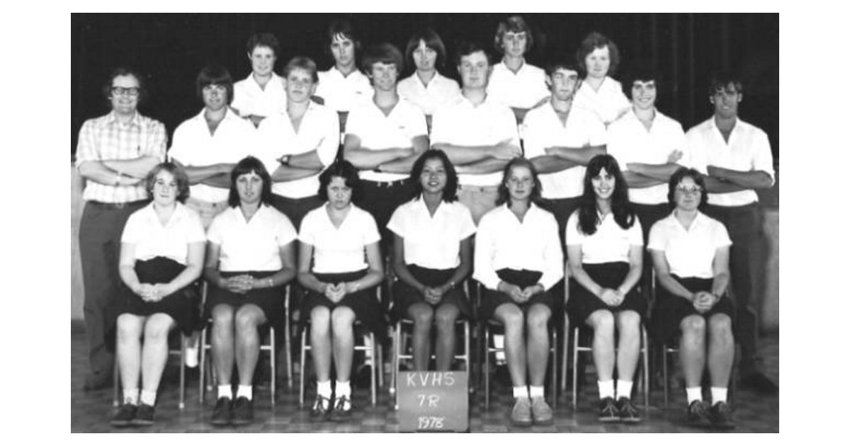School Photo 1970's / Kaikorai Valley College Dunedin MAD on New